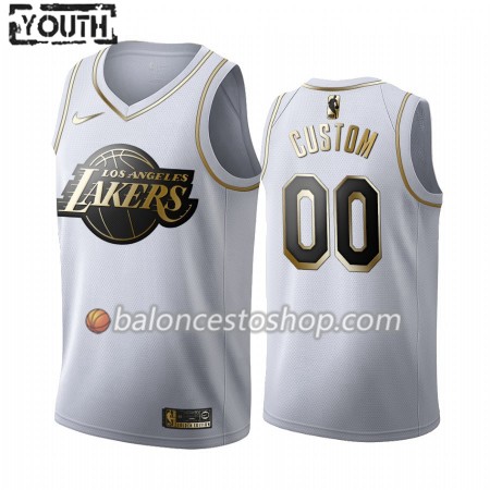 Camiseta Niños NBA Los Angeles Lakers Personalizadas 2019-20 Nike Blanco Golden Edition Swingman Camiseta Niños NBA Los Angeles Lakers Personalizadas 2019-20 Nike Blanco Golden Edition Swingman